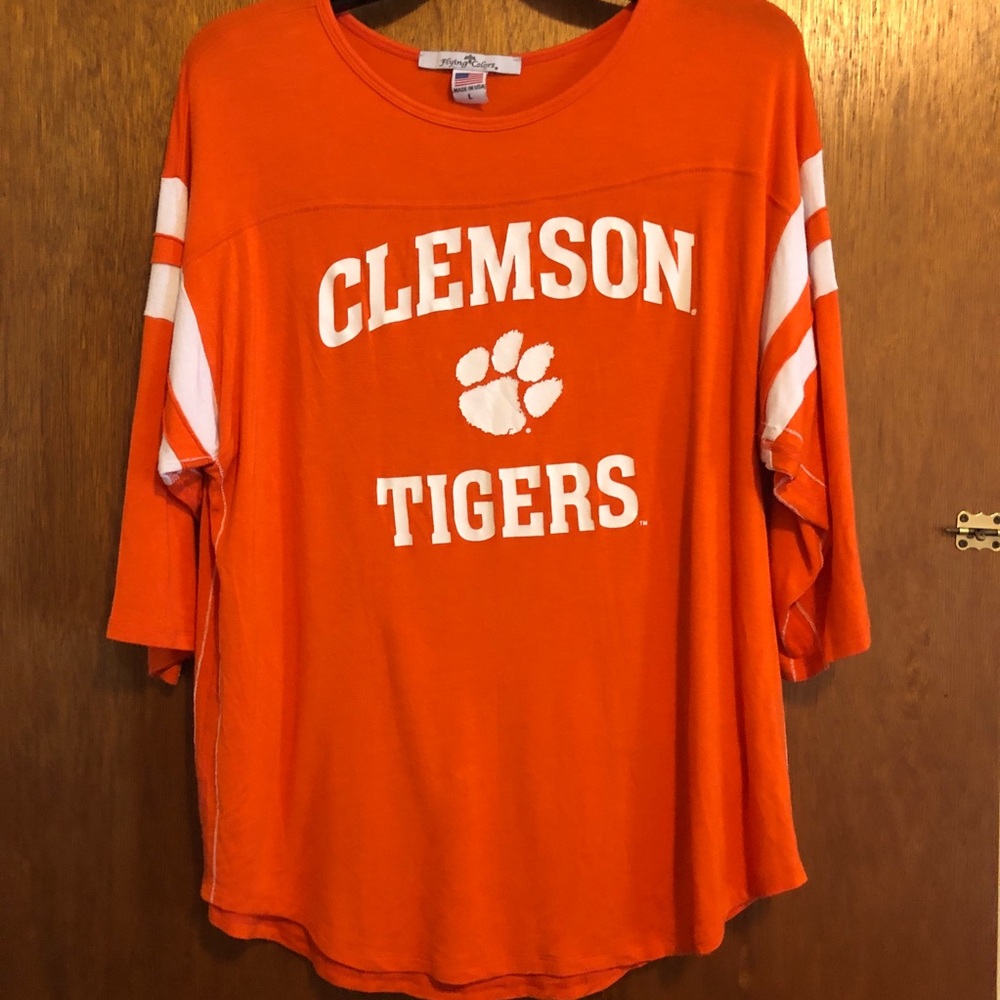 Clemson Tiger Raglan-style Top LARGE 🐅